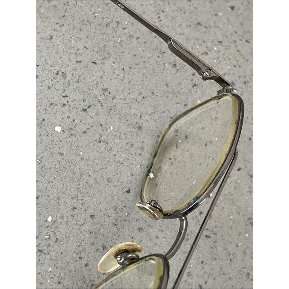 US EYEWEAR EYEGLASSES FRAMES ONLY Aviator FULL RIM 56-16-140 metal - Picture 11 of 14